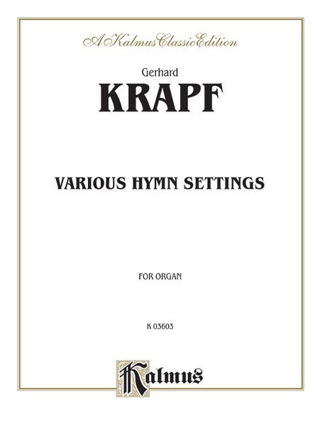 Various Hymn Settings : For Organ.