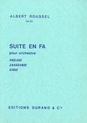 Suite In Fa, Op. 33 : Pour Orchestra.