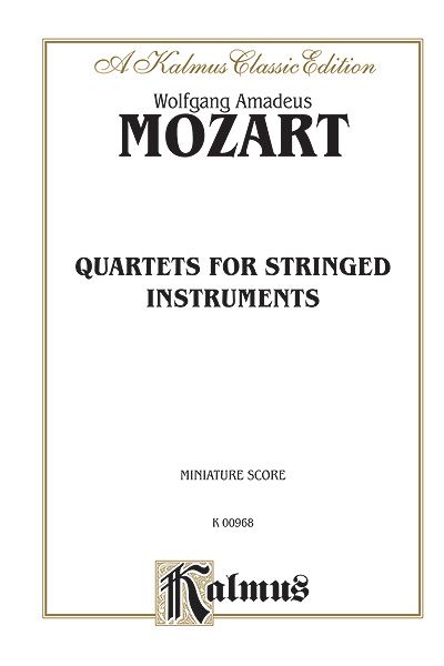 String Quartets, K. 80 - K. 173.