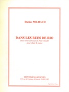 Dans Les Rues De Rio, Op. 44a : Deux Verso Cariocas De Paul Claudel Pour Chant Et Piano.