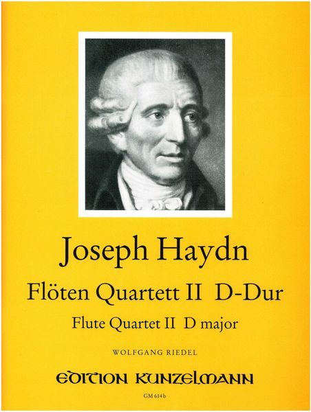 Flöten Quartett II D-Dur / Arrangement by Wolfgang Riedel.