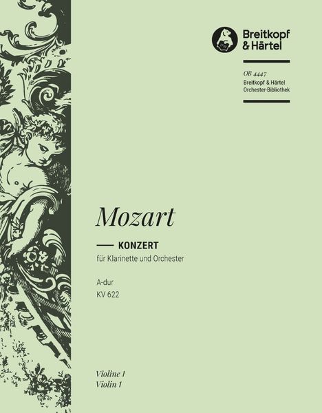 Konzert A-Dur, K. 622 : Für Klarinette und Orchester - Violin 1 Part.