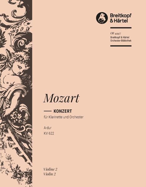 Konzert A-Dur, K. 622 : Für Klarinette und Orchester - Violin 2 Part.