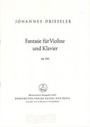 Fantasie, Op. 24, No. 1 : Für Violone und Klavier (1952).