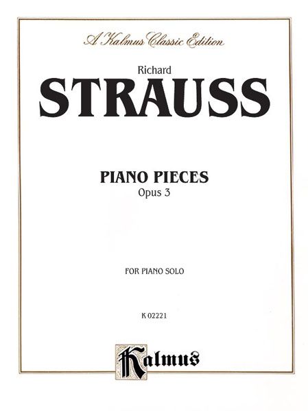 Piano Pieces, Op. 3 : For Piano Solo.