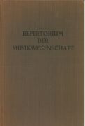 Repertorium der Musikwissenschaft : Musikschriftum, Denkmäler und Gesamtausgaben In Auswahl.