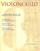 Vier Impromptus : Für Violoncello und Klavier (1968) - Reihe.