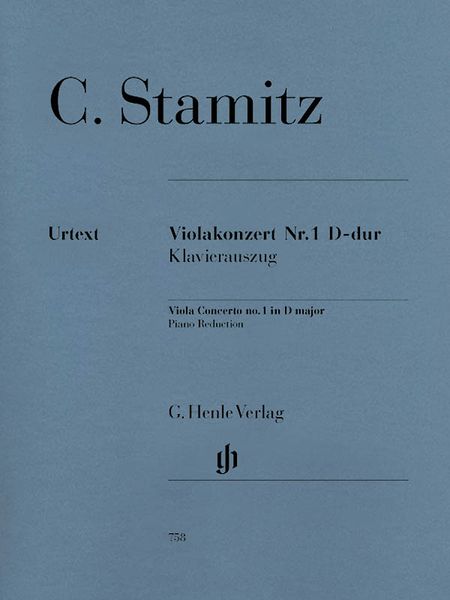 Concerto No. 1 In D Major : For Viola & Orchestra - Piano reduction by Johannes Umbreit.