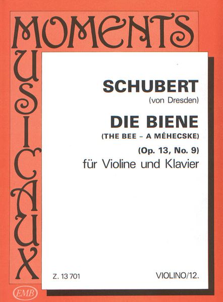 Biene, Op. 13, No. 9 : Für Violine und Klavier.