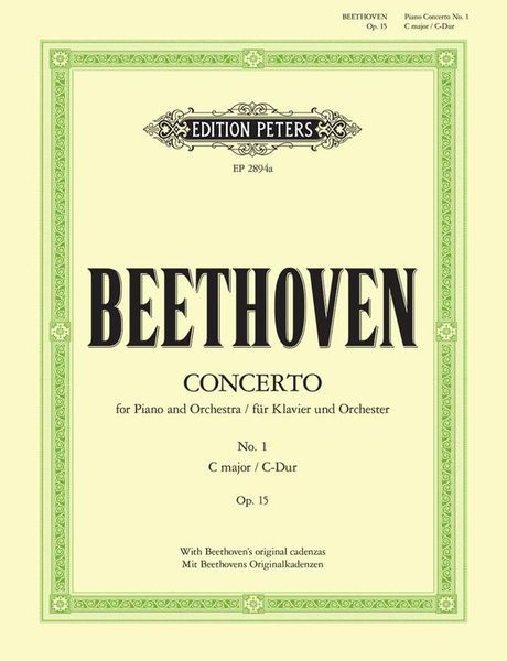 Concerto No. 1 In C Major, Op. 15 : For Piano and Orchestra - reduction For 2pf/4hds.