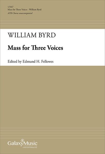 Mass : For Three Voices / edited by Edmund H. Fellowes.