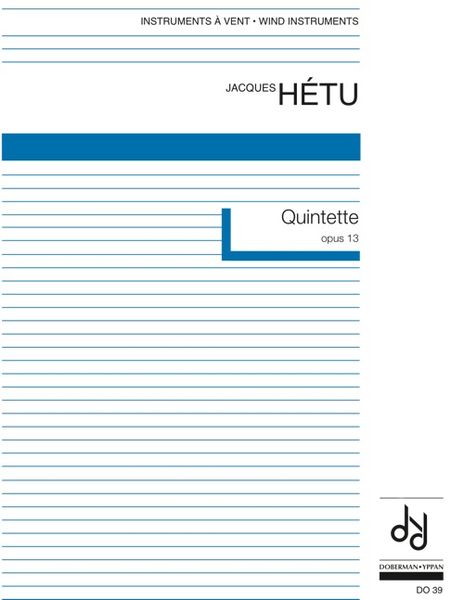 Quintette, Op. 13 : Pour Instruments A Vent.