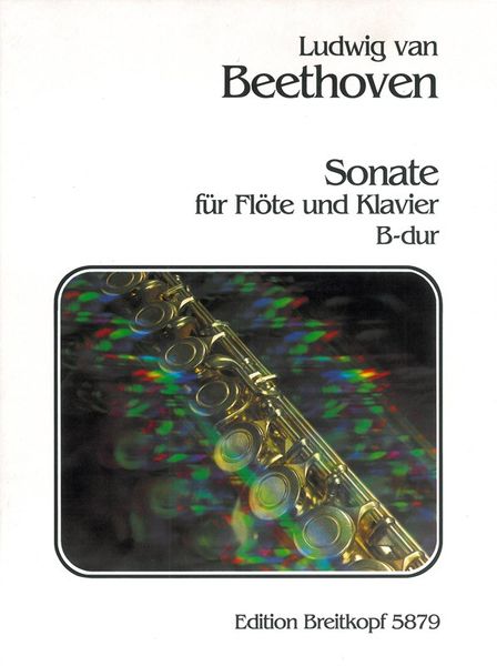 Sonata In B Flat : For Flute and Piano.