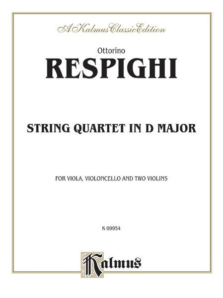 String Quartet In D Major : For Viola, Violoncello and Two Violins.