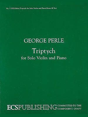 Triptych : For Solo Violin and Piano (2002).