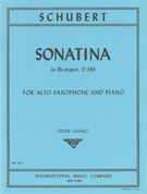 Sonatina In Bb Major, D. 384 : For Alto Saxophone and Piano / edited by Peter Saiano.