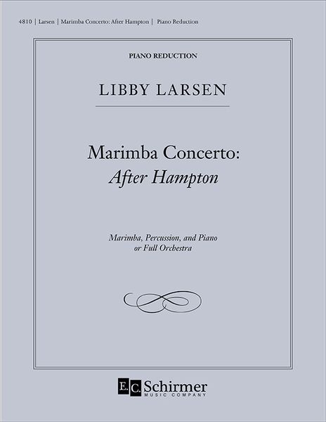 Marimba Concerto : After Hampton - Piano reduction.