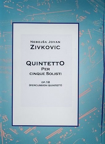 Quintetto Per Cinque Solisti : For 5 Marimbas and Percussion.