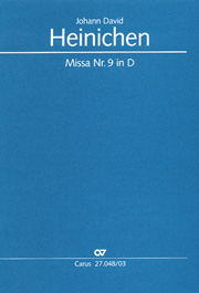 Missa Nr. 9 In D : First Edition / edited by Katrin Bemmann.