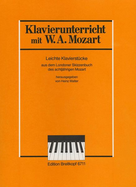 Easy Piano Pieces From The London Sketch-Book / edited by Heinz Walter.