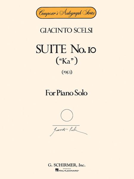 Suite No. 10 (Ka) (1953).