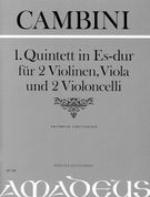 Quintet No. 1 In E Flat Major : For 2 Violins, Viola and 2 Violoncelli / edited by Bernhard Päuler.