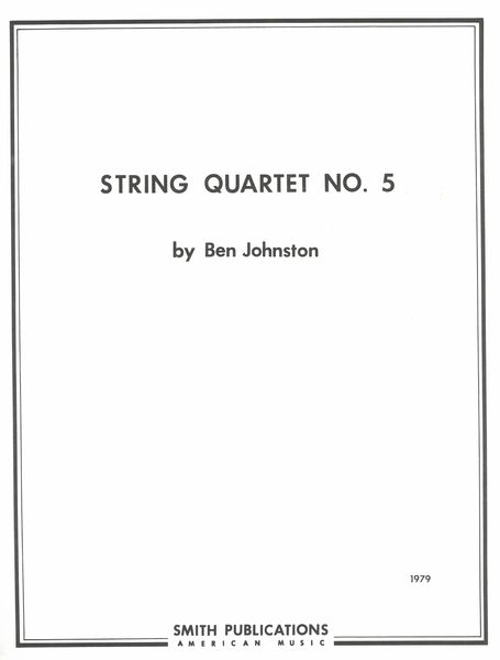 String Quartet No. 5.