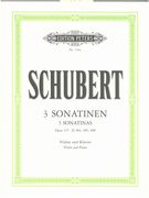 Sonatinas = Sonatinen : For Violin and Piano, Op. 137, D. 384, 385 and 408 / Ed. by Maxim Jacobsen.