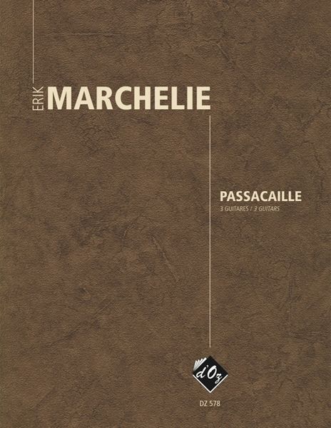 Passacaille : For 3 Guitars.