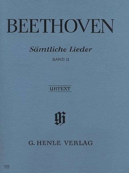 Sämtliche Lieder, Band 2 / edited by Helga Luehning.