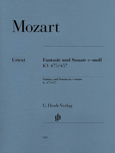 Fantasie Und Sonate C Moll, K. 475 And K. 457 : For Piano.