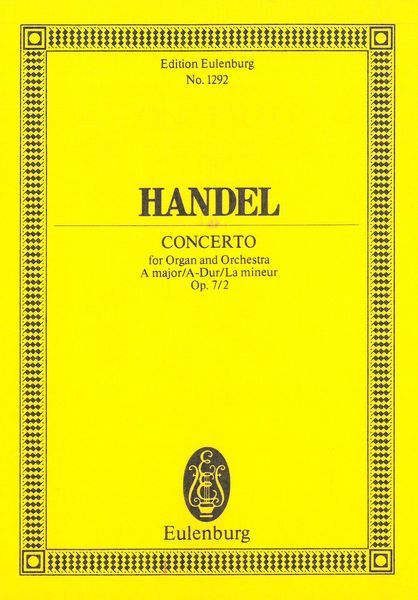 Organ Concerto In A Minor, Op. 7 No. 2.