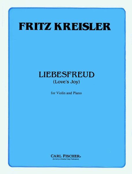 Liebesfreud : For Violin and Piano.