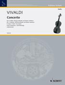 Concerto : For 3 Violins, String Orchestra and Basso Continuo In F Major - Piano reduction.