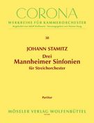 3 Mannheimer Sinfonien.