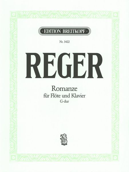 Romance G-Dur : Für Flöte und Klavier.