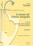 Sonate Del Volume Autografo, N. 10-18 : Per Violino E Basso Continuo (O Violino Solo Ad Libitum).