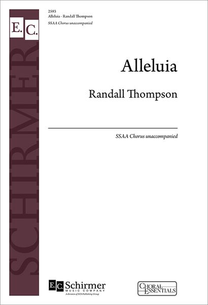 Alleluia : For SSAA Chorus.