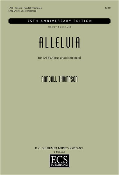 Alleluia : For For SATB A Cappella.