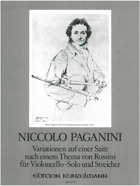 Variations On One String After A Theme by Rossini : For Violoncello and Piano.