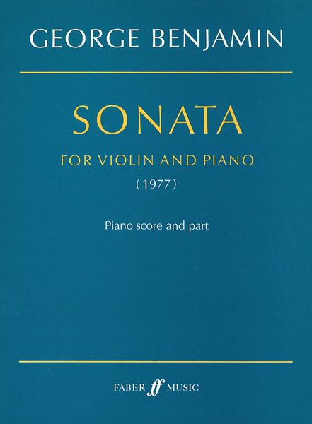 Sonata : For Violin and Piano.