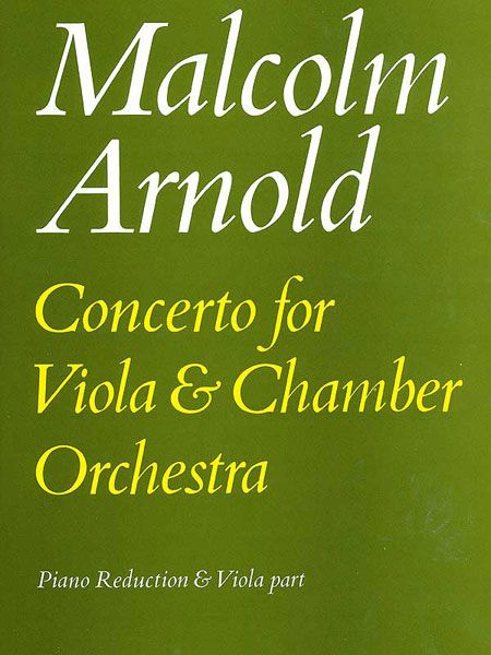 Concerto : For Viola and Chamber Orchestra - Piano reduction.