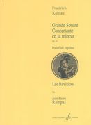 Grande Sonate Concertante En la Mineur Op. 85 : For Flute Et Piano.