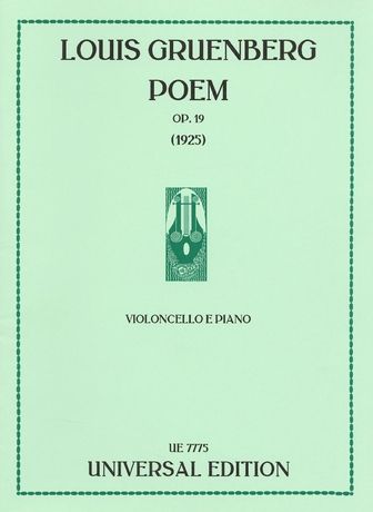 Poem In Form Of A Sonata, Op. 19 : For Violoncello and Pianoforte (1925).