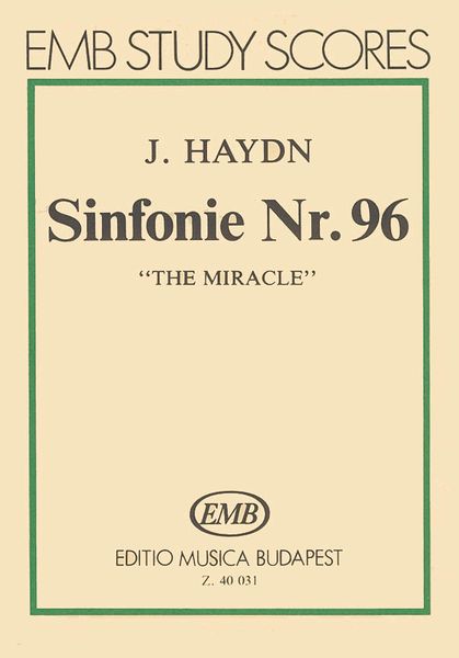 Sinfonie Nr. 96 : The Miracle.