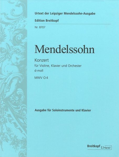 Konzert : Für Violine, Klavier und Orchester In D-Moll - Piano reduction.