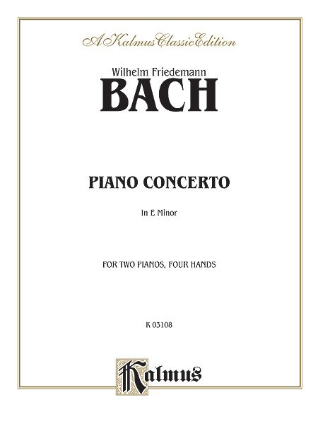 Piano Concerto In E Minor : reduction For Two Pianos, Four Hands.