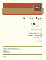 Duett : For Bassoon and Bass Or Bassoon and Contrabasssoon - 2nd Edition.