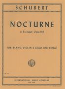 Nocturne In Eb Major, Op. 148, D. 898 : For Violin, Violoncello (Or Viola) and Piano.