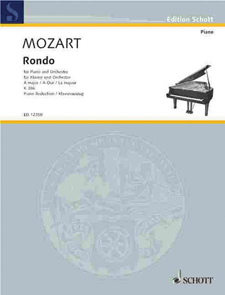 Rondo In A Major : For Piano and Orchestra, K. 386 - reduction For Two Pianos.